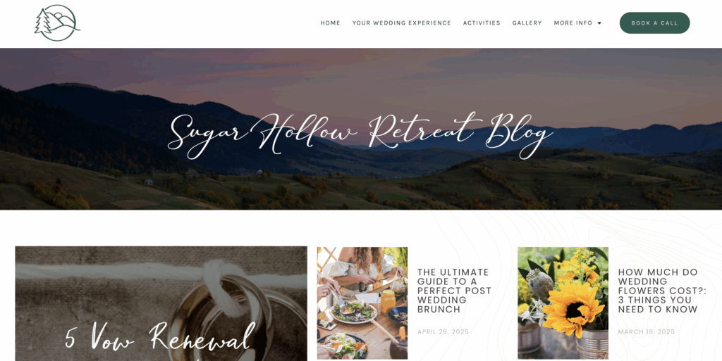 Sugar Hollow SEO Blog Strategy